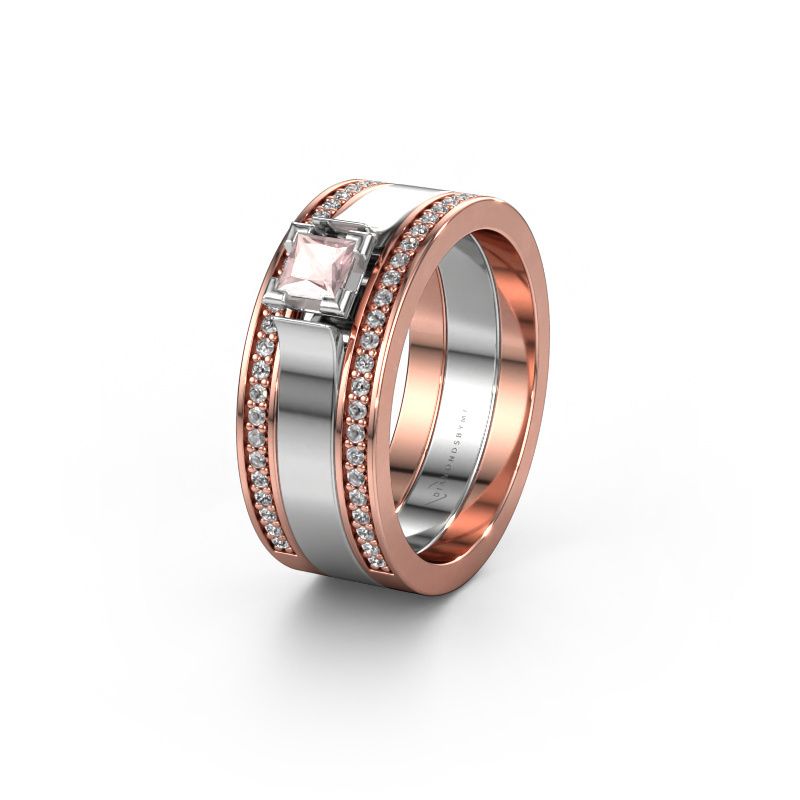 Alliance WH2121L 585 or rose champagne morganite ±8x1.7 mm