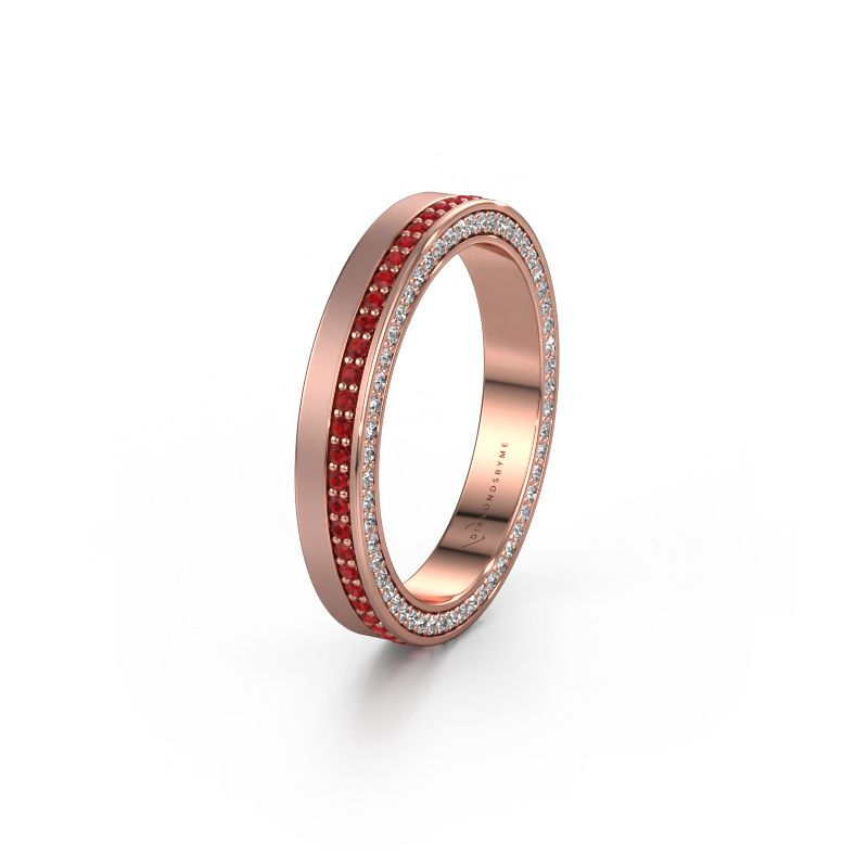 Alliance WH2214L15BM 585 or rose rubis 1 mm ±3,5 x 2 mm