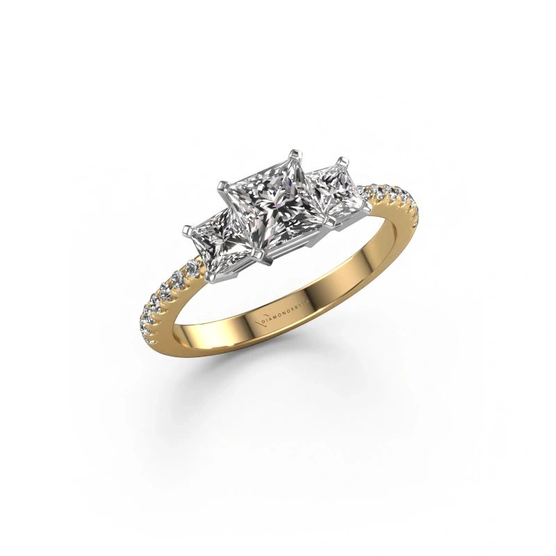 Verlobungsring Dorla 585 Gold Zirkonia 5 mm
