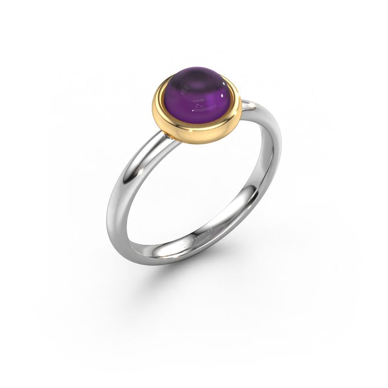 Ring Blossom RND 585 Weißgold Amethyst 5 mm