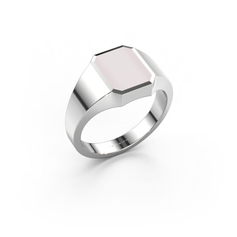 Pinky Ring Lars 1 950 Platin Rot Lagenstein 10x8 mm