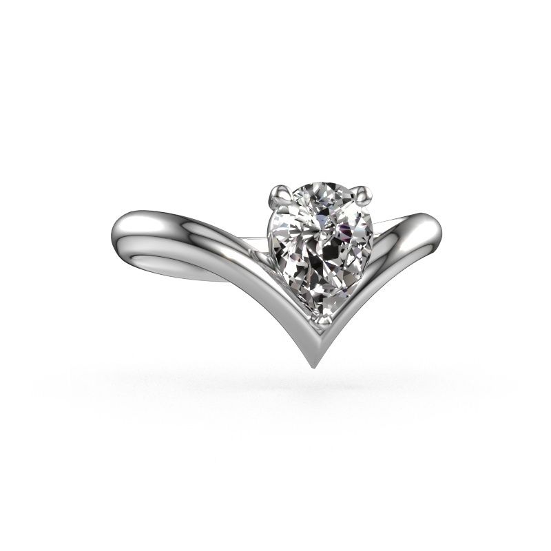Verlobungsring Maddy PER 585 Weißgold Diamant 1.00 crt