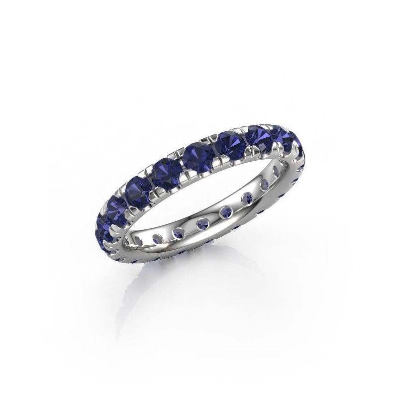 Vorsteckring Jackie 3.0 950 Platin Saphir 3 mm