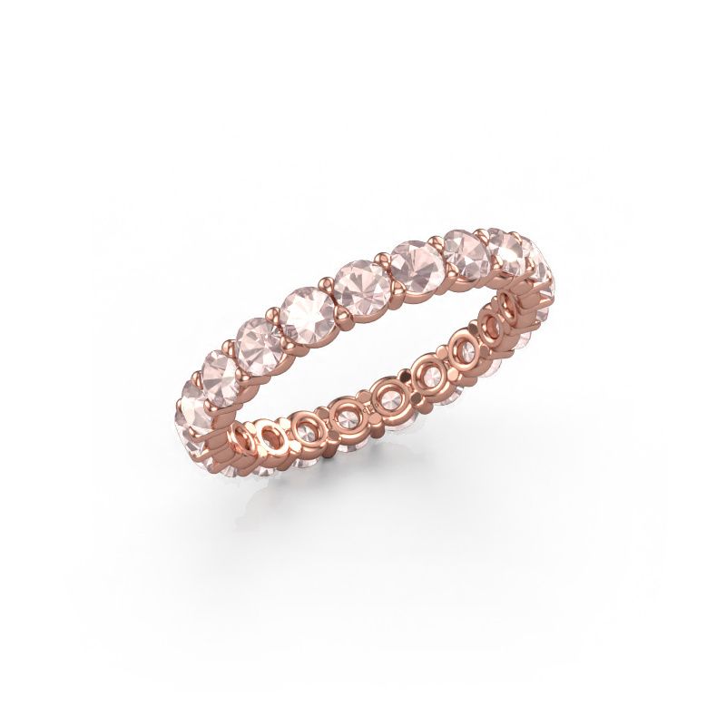 Ring Heddy rnd 2.9 585 Roségold Morganit Champagner 2.9 mm
