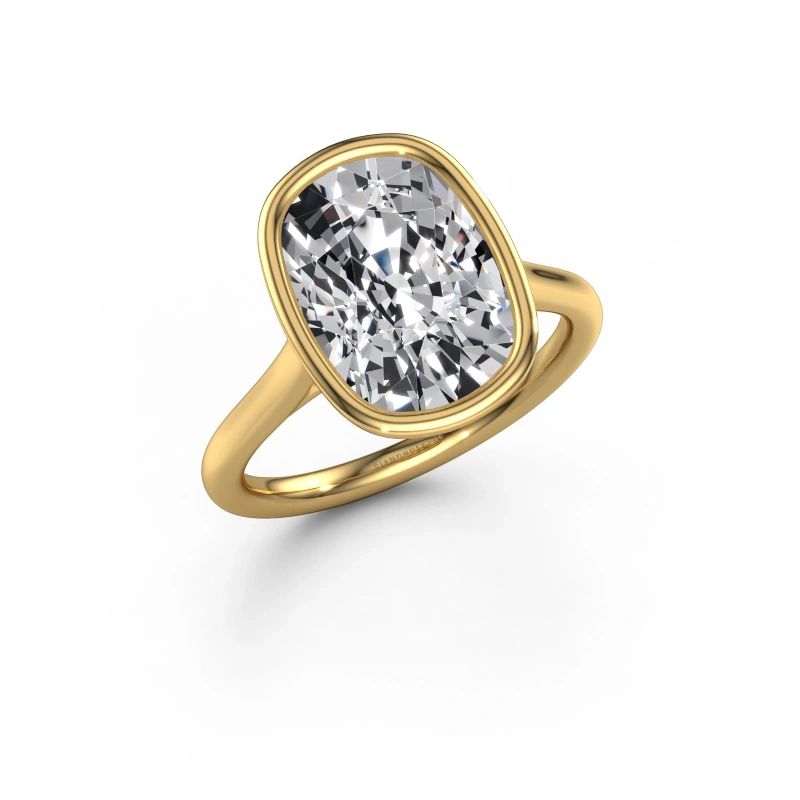 Engagement ring Lavon CSH 585 gold lab grown diamond 5.00 crt