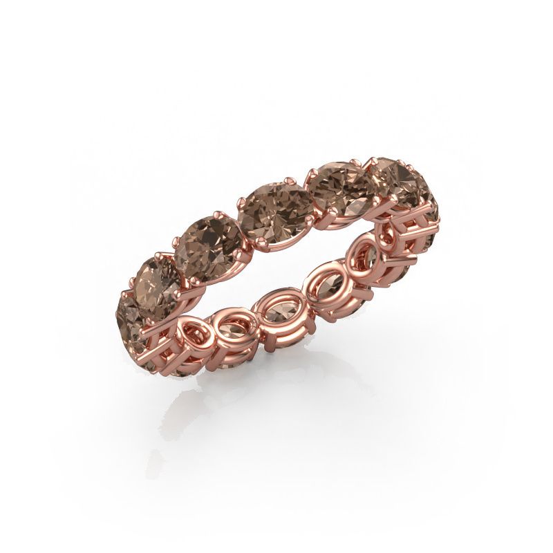 Ring Vivienne OVL 5x4 585 Roségold Braun Diamant 4.900 crt