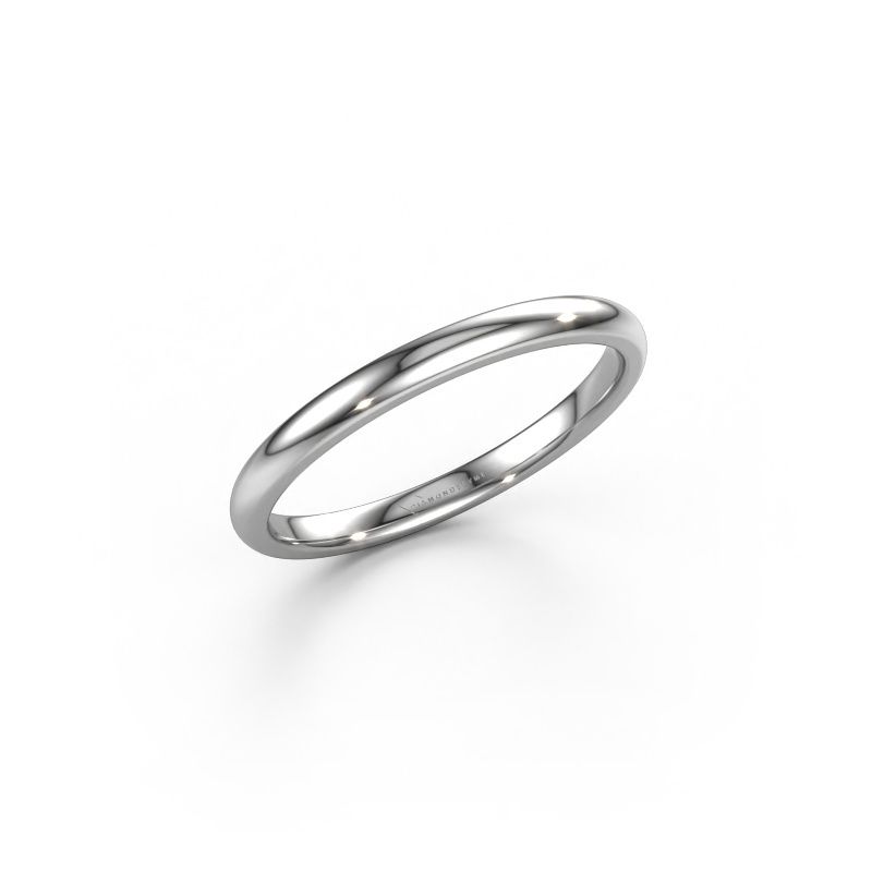 Stackable ring SR30B2 585 white gold