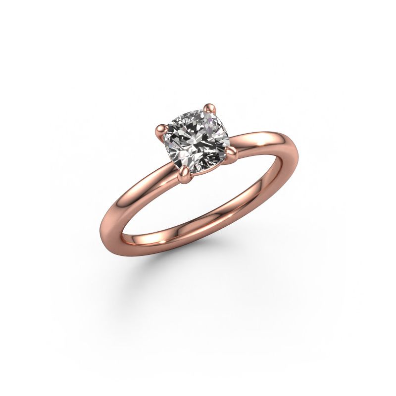 Bague de fiançailles Simone CUS 1 585 or rose diamant 1.00 crt