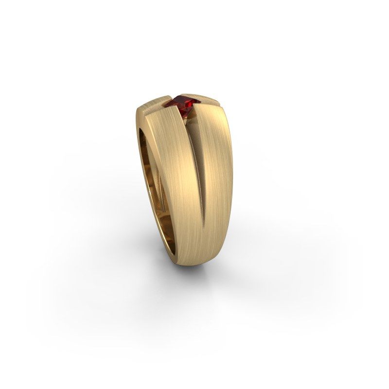 Image of Men's ring rens<br/>585 gold<br/>Garnet 3.5 mm