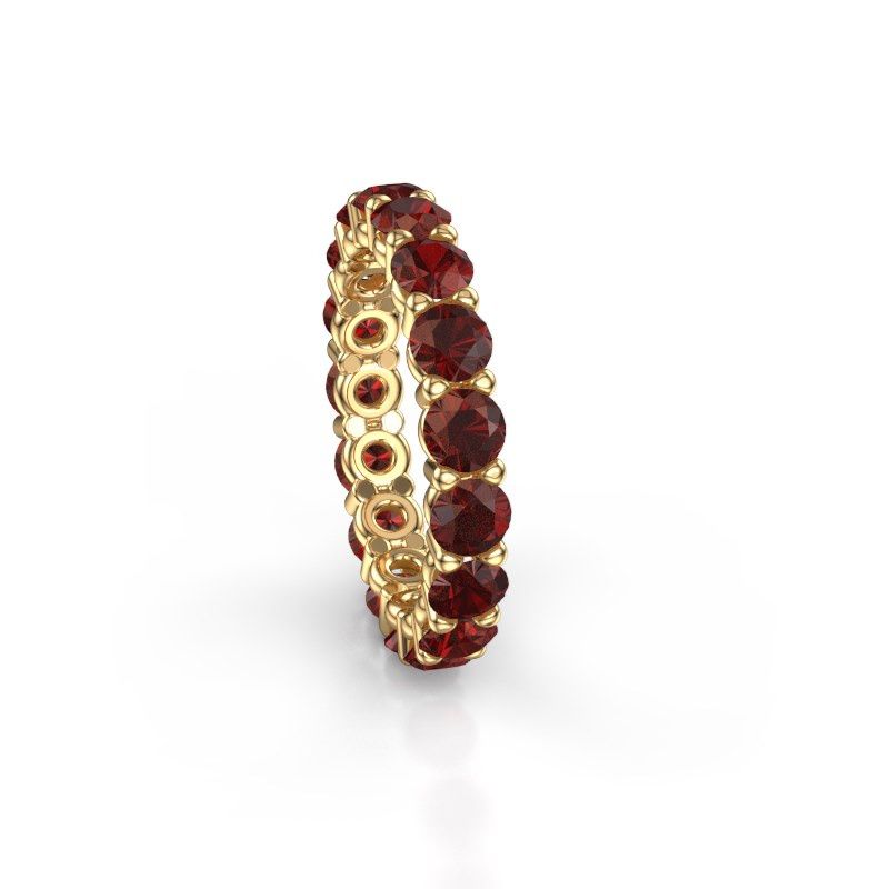 Bild von Vorsteckring heddy rnd 3.7<br/>585 Gold<br/>Granat 3.7 mm