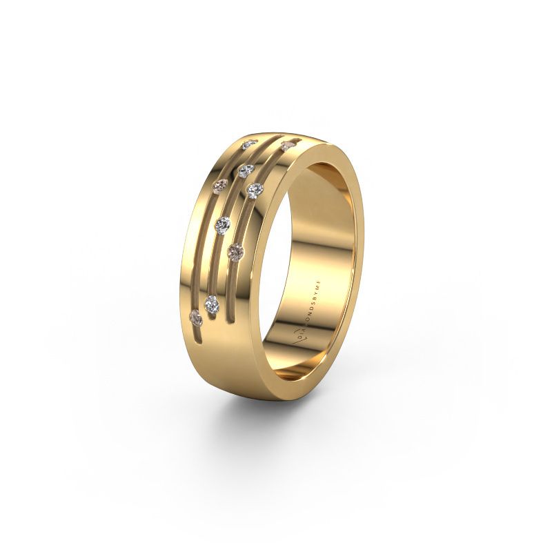 Ehering WH0134L26B 585 Gold Braun Diamant ±6x2 mm