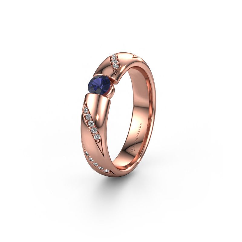 Alliance WH2102L34A 585 or rose saphir ±5 x 1,7 mm