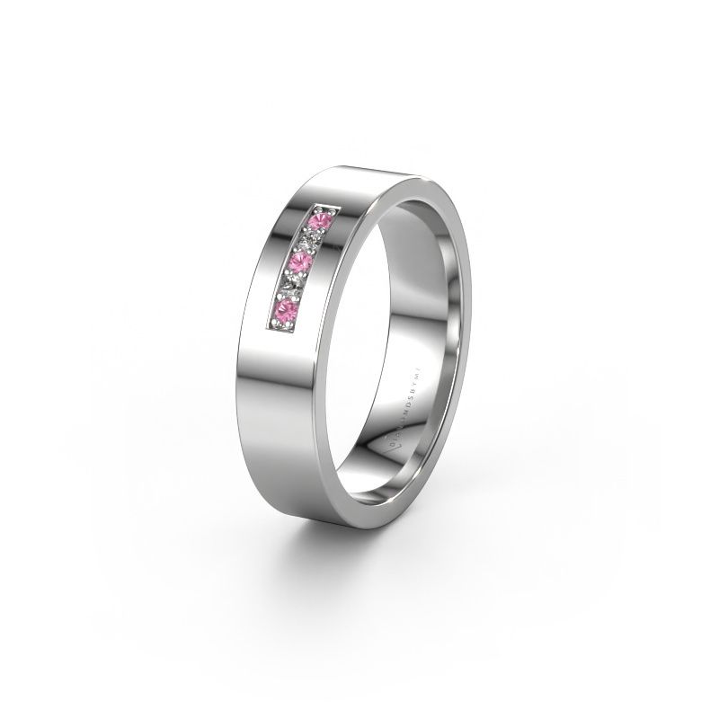 Ehering WH0111L15AP 950 Platin Pink Saphir ±5x1.7 mm