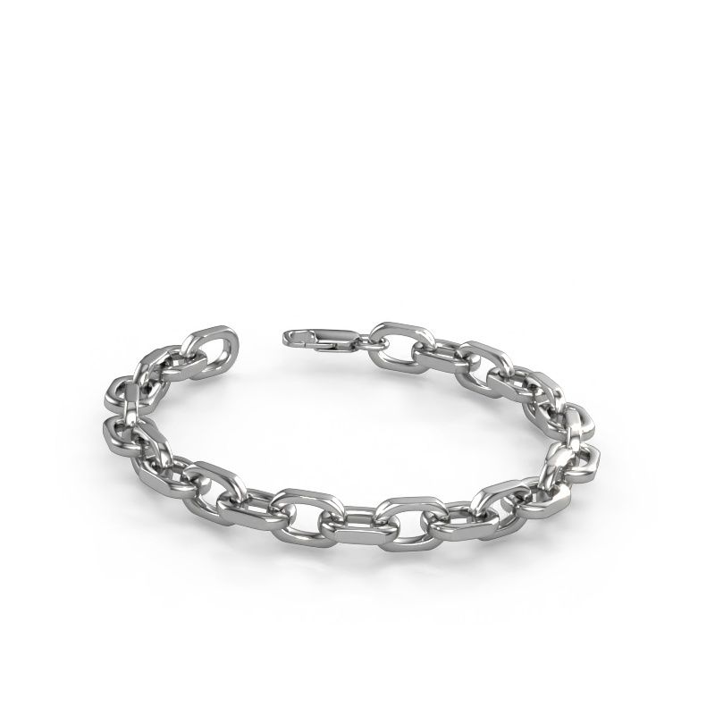 Link bracelet Anchor 1 9mm 585 white gold