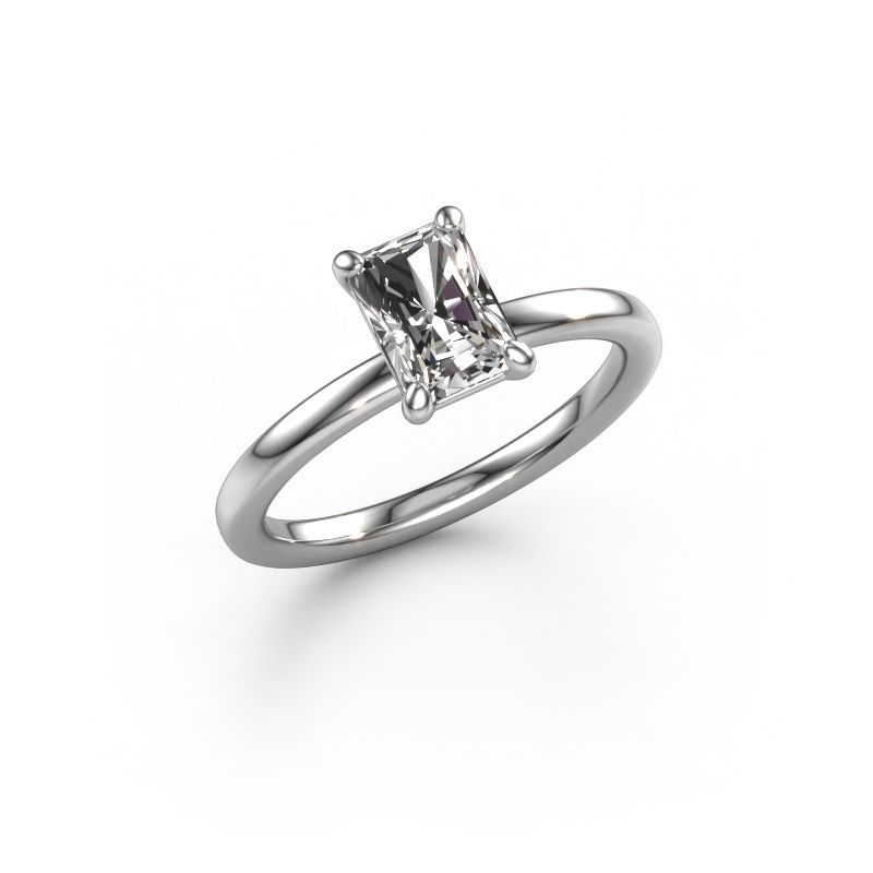 Verlobungsring Simone RAD 1 585 Weißgold Diamant 1.00 crt