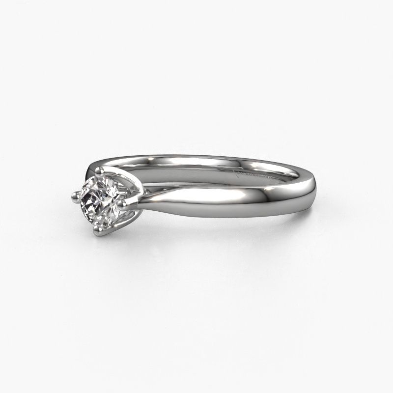 Afbeelding van Verlovingsring Eva<br/>585 witgoud<br/>Lab-grown diamant 0.30 crt