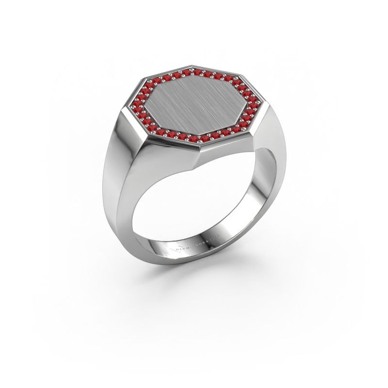 Herrenring Floris Octa 3 950 Platin Rubin 1.2 mm