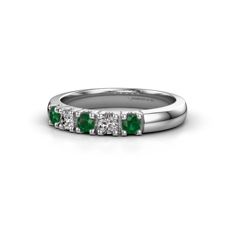 Image of Ring Rianne 5<br/>950 platinum<br/>Emerald 2.7 mm