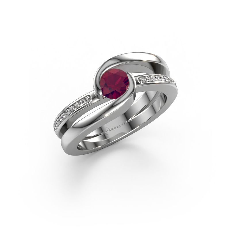 Ring Xenia 2 950 platina rhodoliet 5 mm