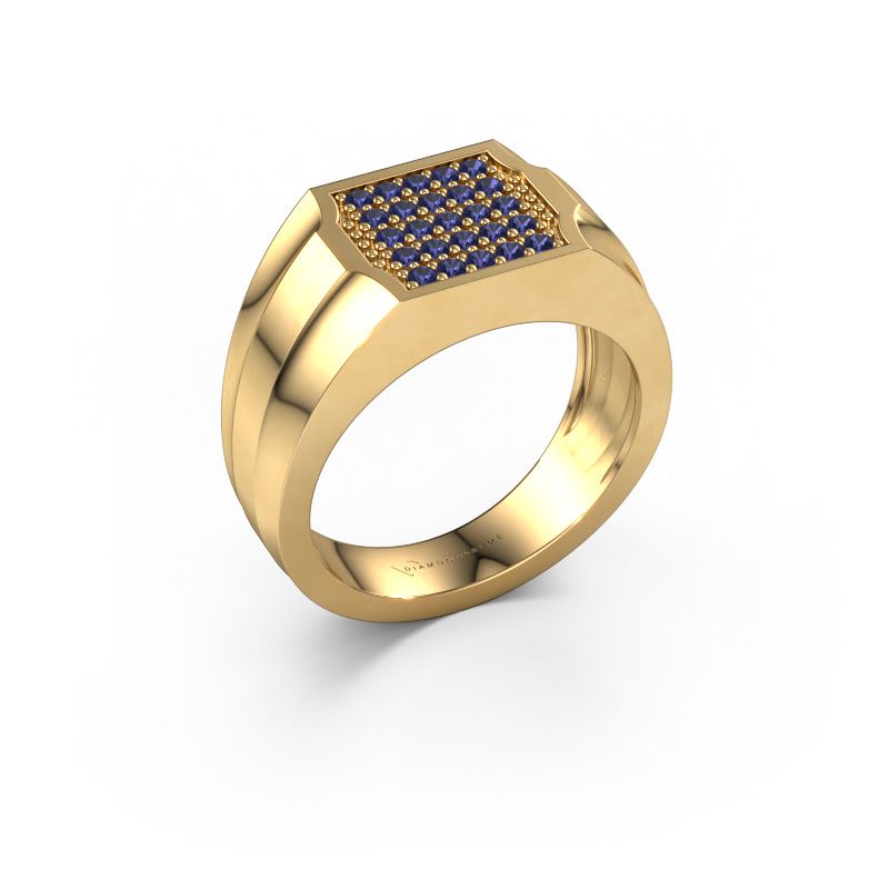 Herrering Job 585 gull safir 1.5 mm