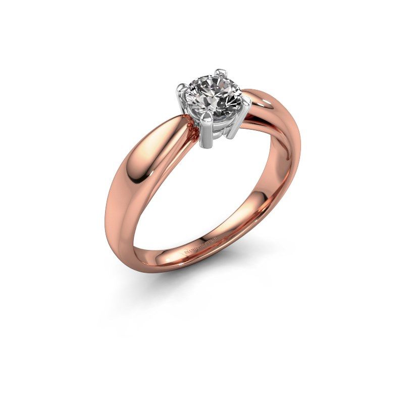 Image de Bague de fiançailles Nichole<br/>585 or rose<br/>Diamant 0.50 crt
