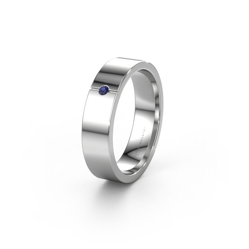 Freundschaftsring WH1101L15AP 950 Platin Saphir ±5x1.7 mm