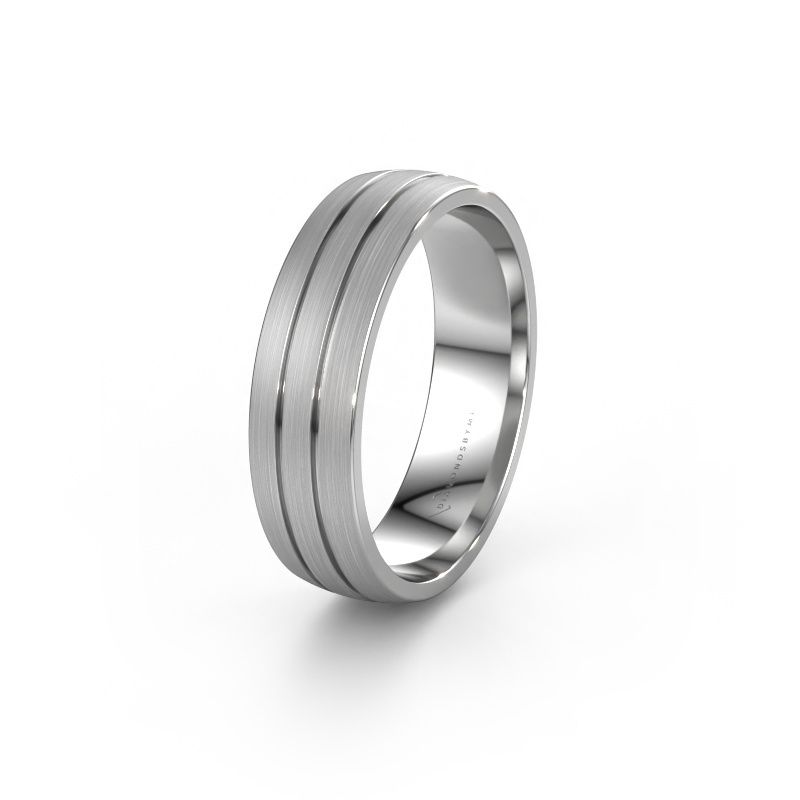 Wedding ring WH0400M26AM 950 platinum ±6x1.7 mm
