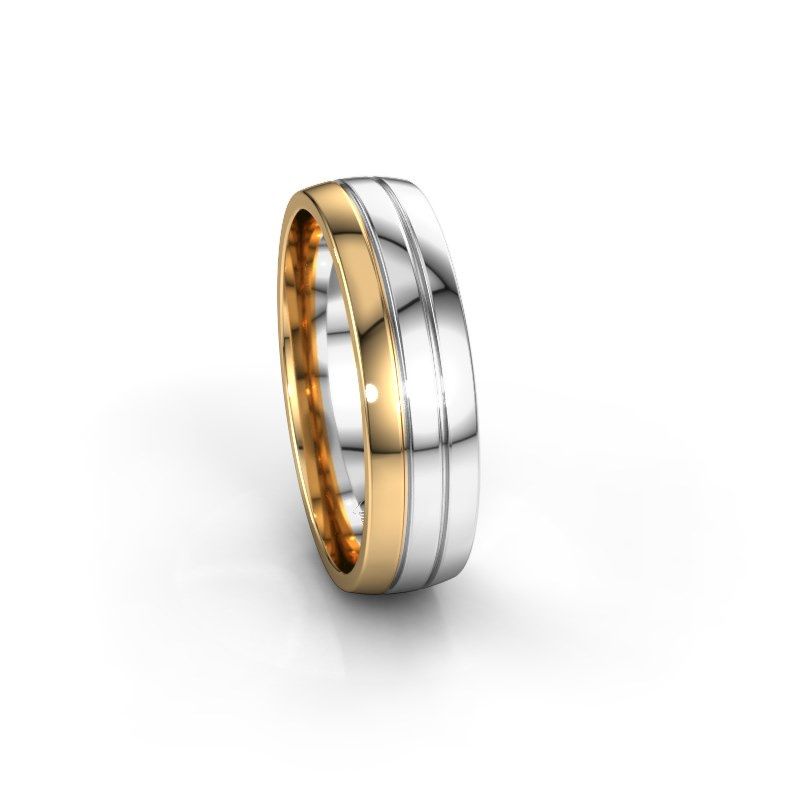 Afbeelding van Trouwring WH0400M26AP 585 witgoud ±6x1.7 mm