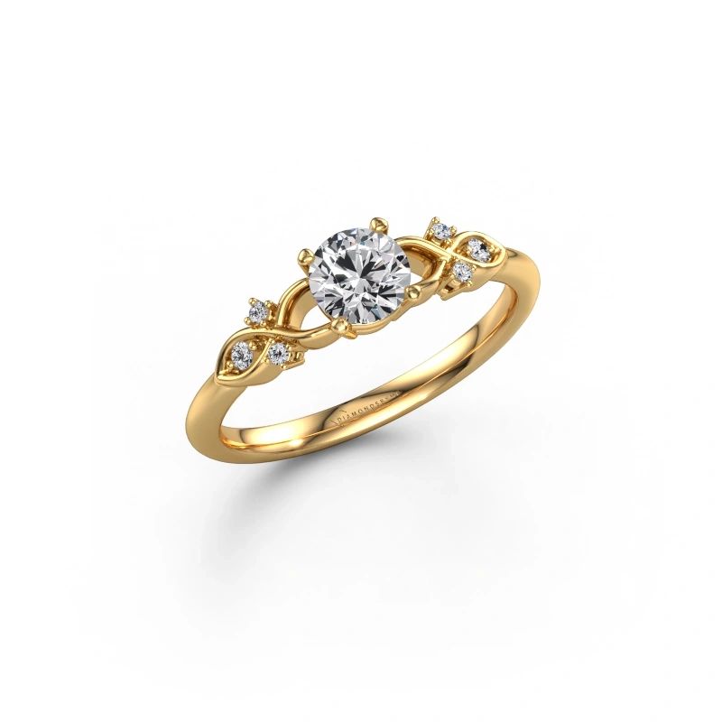 Engagement ring Azra RND 585 gold lab-grown diamond 0.55 crt