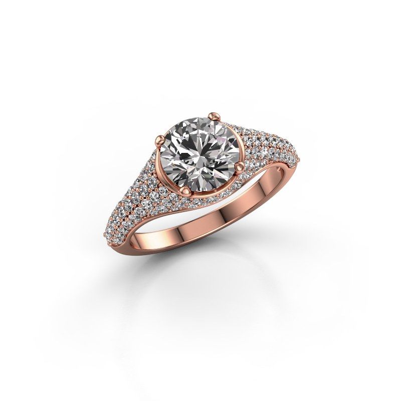 Bild von Verlobungsring lovella<br/>585 Roségold<br/>Diamant 1.929 crt