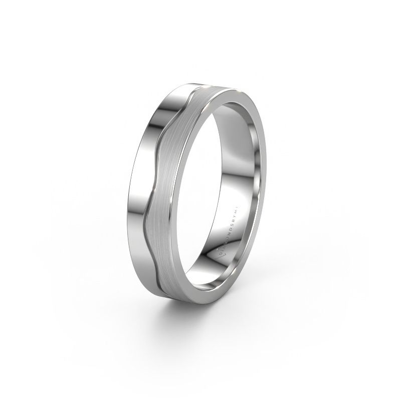Wedding ring WH0700M15APM 585 white gold ±5x1.7 mm