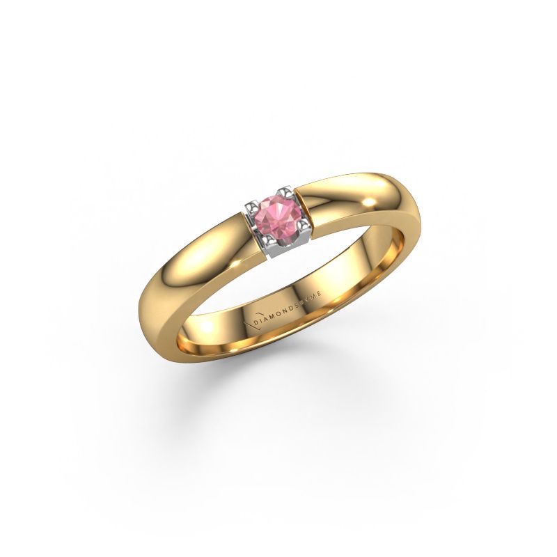 Anillo Rianne 1 585 oro turmalina rosa 3 mm