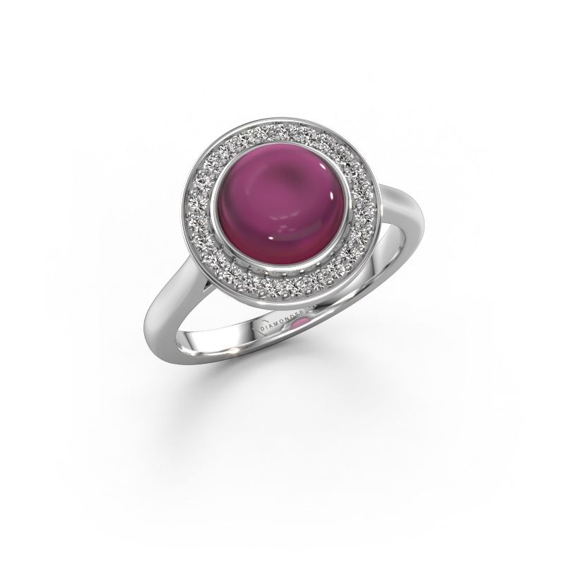Ring Alisa 950 platina rhodoliet 8 mm
