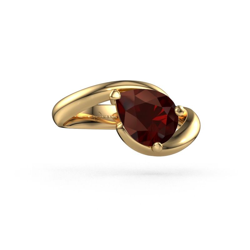 Verlobungsring Aida PER 585 Gold Granat 9x7 mm