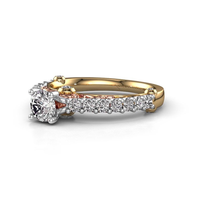 Afbeelding van Verlovingsring Shaunda<br/>585 goud<br/>Zirkonia 6.5 mm