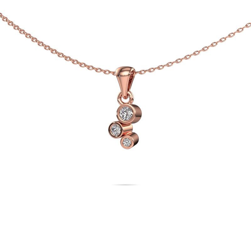 Anhänger Tessa 585 Roségold Lab-grown Diamant 0.105 crt
