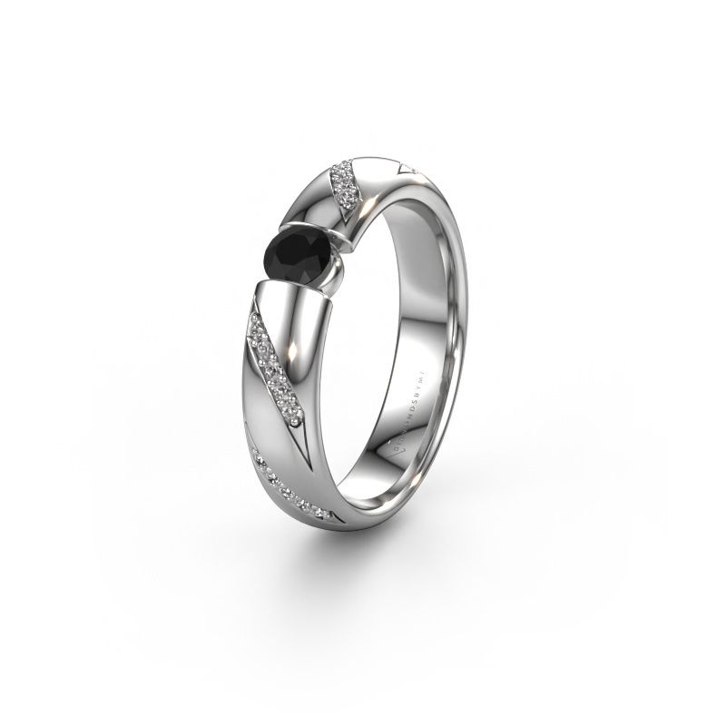 Alliance WH2102L34A 585 or blanc diamant noir ±5 x 1,7 mm