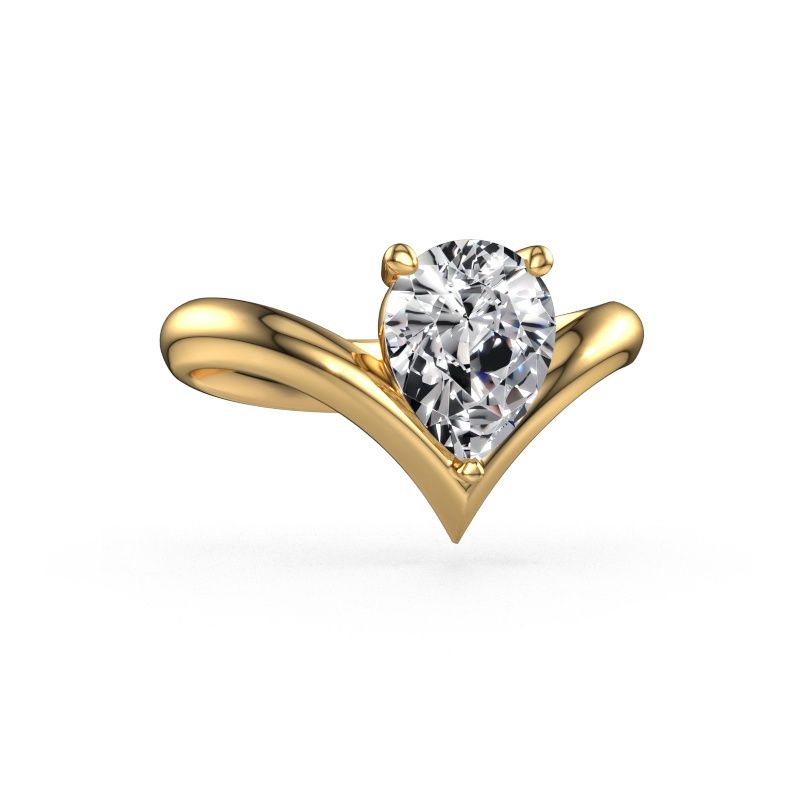 Engagement ring Maddy PER 585 gold diamond 1.50 crt