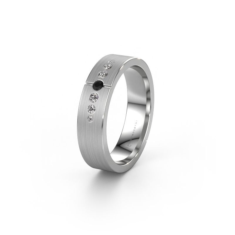 Ehering WH1101L15SAM 950 Platin Schwarz Diamant ±5x1.7 mm