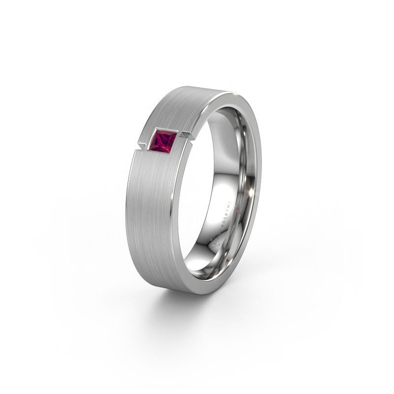 Ehering WH2040L 585 Weißgold Rhodolit ±5,5 x 2,2 mm