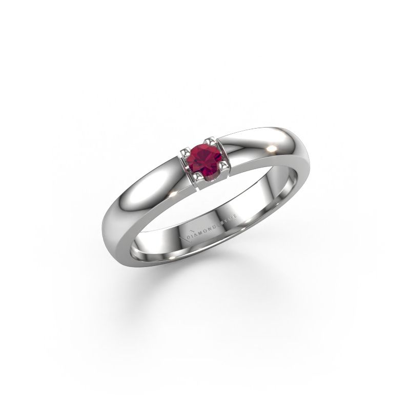 Ring Rianne 1 950 platinum rhodolite 3 mm