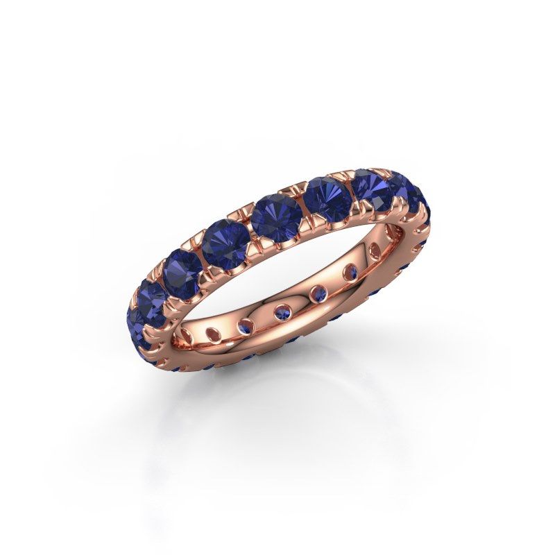 Image of Stackable Ring Jackie 3.4<br/>585 rose gold<br/>Sapphire 3.4 mm