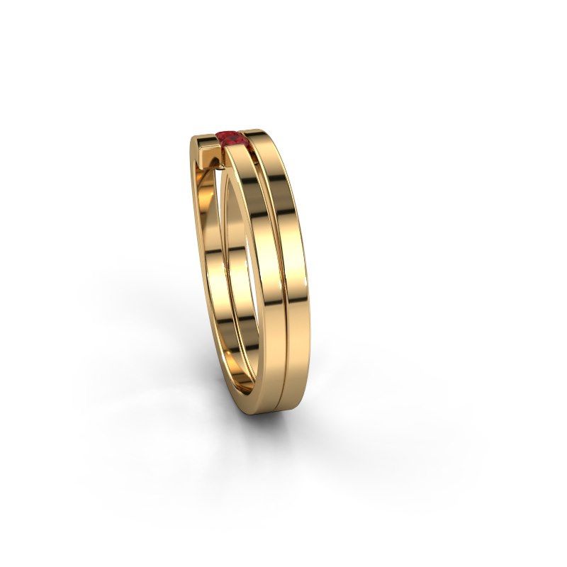 Afbeelding van Ring Cato<br/>585 goud<br/>Robijn 2.2 mm