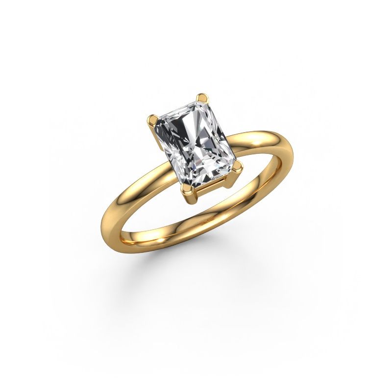 Anillo de compromiso Denita 1 RAD 585 oro diamante de laboratorio 1.50 crt