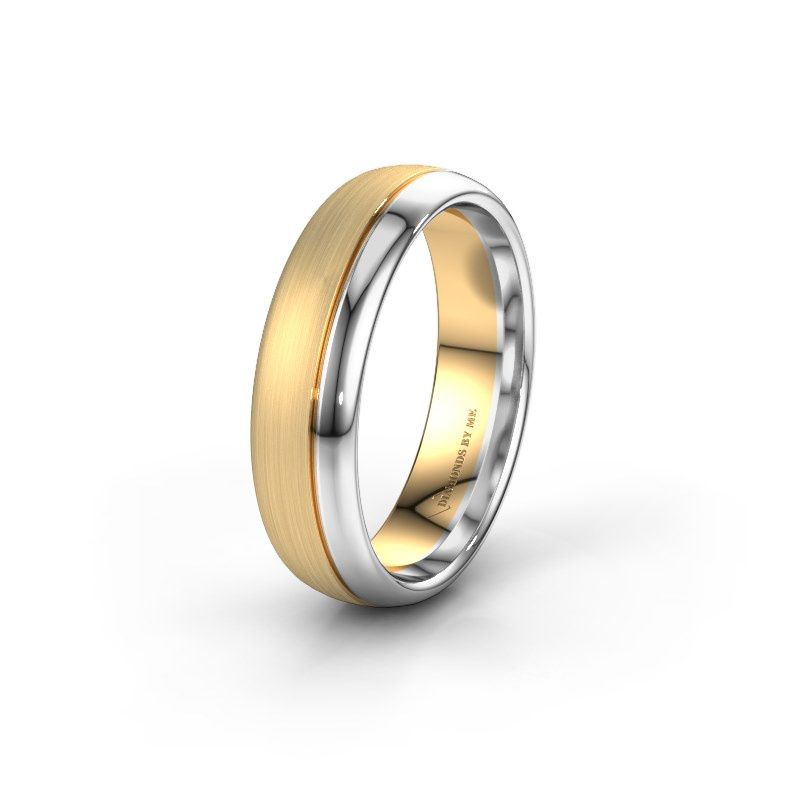 Image of Wedding ring WH0300M36BPM<br/>585 gold ±6x2 mm