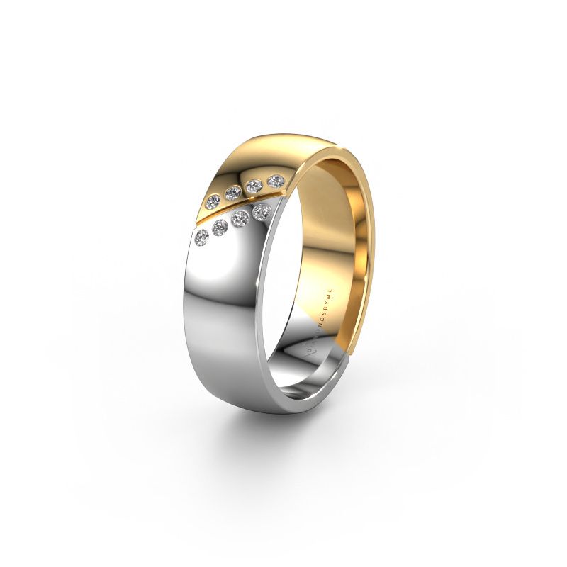 Alliance WH1201L26AP8 585 or blanc zircone ±6x1.7 mm