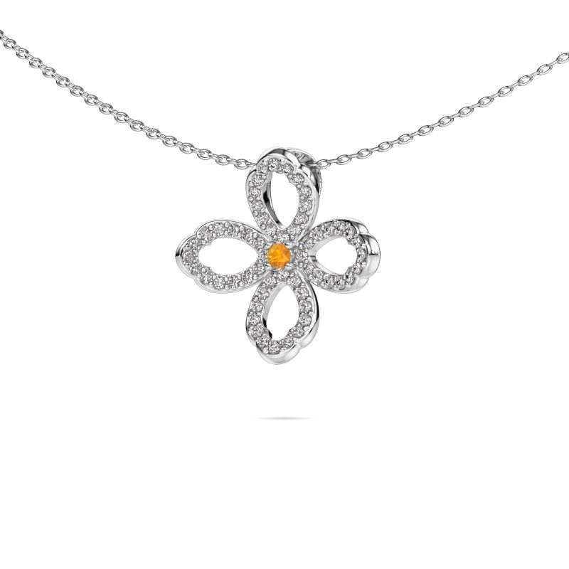 Collier Chelsea 585 or blanc citrine 2 mm