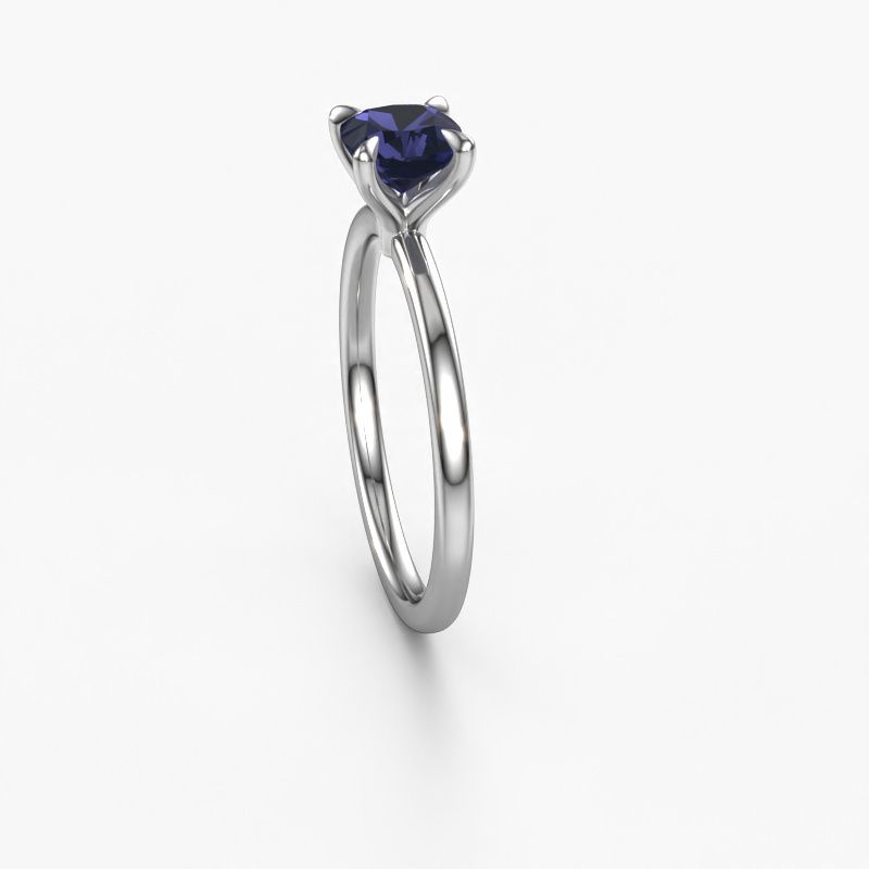 Image of Engagement Ring Crystal Cus 1<br/>950 platinum<br/>Sapphire 5.5 mm