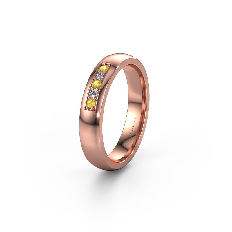 Ehering WH0111L24BP 585 Roségold Gelb Saphir ±4x2 mm