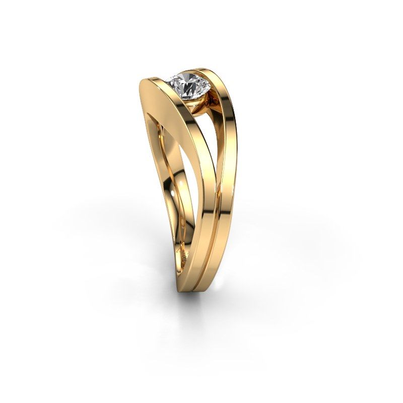 Bild von Ring Sigrid 1<br/>585 Gold<br/>Diamant 0.40 crt